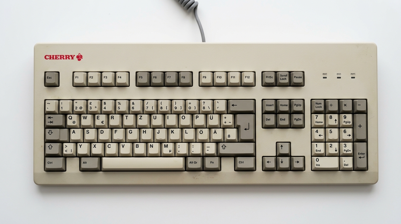 Cherry Tastatur 102 Tasten Deutsch DIN 2137